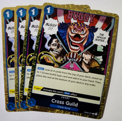 Cross Guild OP09-057 X4 PLAYSET Rare English One Piece TCG Card : OP09 X4 - Image 1