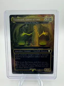 2x Near Mint Foil Treebeard, Eldest of Ents - Doran, the Siege Tower (Borderless - Image 2