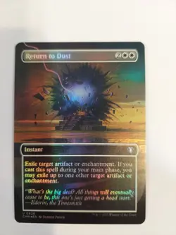 Return to Dust (Borderless) Commander Masters Foil - Image 1