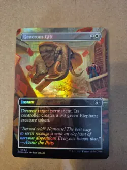 Generous Gift (Borderless) Commander Masters Foil - Image 1