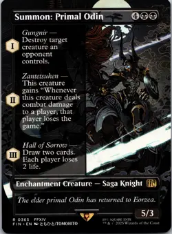 Summon: Primal Odin (Borderless) Final Fantasy Regular - Image 1