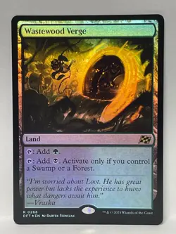 MTG Wastewood Verge FOIL Aetherdrift Magic 0268 - LP - Image 1