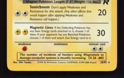 Pokemon TCG Team Rocket Dark Magneton 28/82 Non Holo Vintage 2000 LP - Image 4