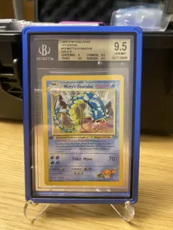 Pokemon TCG Misty's Gyarados Holo Rare Gym Challenge 13/132 1st Edition BGS 9.5 - Image 1