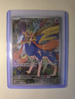 Zacian Illustration Rare 100/094 Phantasmal Flames Near Mint Condition Pokemon - Image 1