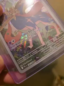 Zacian Illustration Rare 100/094 Phantasmal Flames Near Mint Condition Pokemon - Image 4