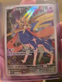 Zacian Illustration Rare 100/094 Phantasmal Flames Near Mint Condition Pokemon - Image 5