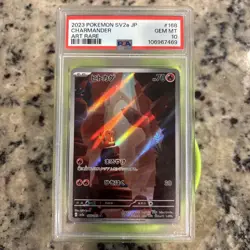 Pokemon PSA 10 Charmander AR 168/165 sv2a 151 Japanese - Image 1