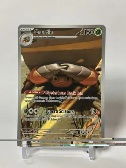 Crustle - 186/182 - Pokemon Destined Rivals Illustration Rare NM - Image 1