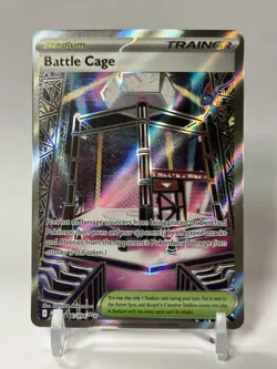 Battle Cage - 116/94 - Full Art - Pokemon Phantasmal Flames - NM - Image 1