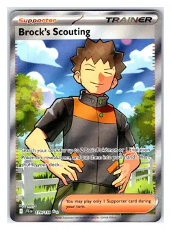 Pokemon TCG - Brock's Scouting - SV09: Journey Together 179/159 Ultra Rare - Image 1