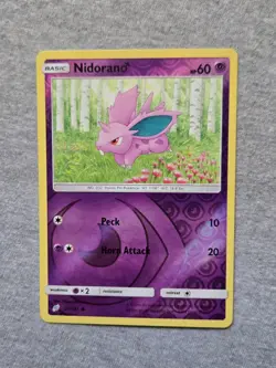 Nidoran 57/181 Reverse Holo Pokemon 2019 S&M Team Up - Image 1