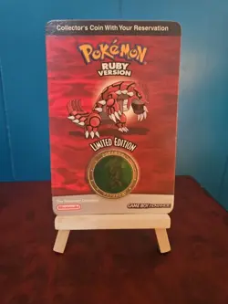 2003 Nintendo Pokemon Ruby And Sapphire Limited Edition Collector’s Coins - Image 2