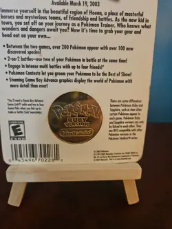 2003 Nintendo Pokemon Ruby And Sapphire Limited Edition Collector’s Coins - Image 5