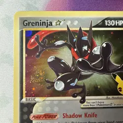Pokemon Celebrations Greninja Gold Star – Large Swirl Holo🌀 - Image 3