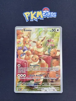 Pokemon TCG Eevee Twilight Masquerade 188/167 Illustration Rare NM. - Image 1