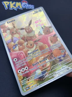 Pokemon TCG Eevee Twilight Masquerade 188/167 Illustration Rare NM. - Image 3
