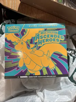 Pokemon Center Ascended Hero’s Etb In Hand Sealed - Image 1