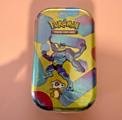 Sealed Brand New Pokemon TCG Scarlet & Violet 151 Mini Tin - Machamp & Cubone - Image 1