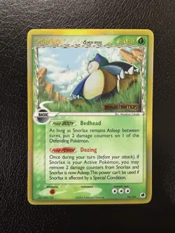 Snorlax Stamped Reverse Holo 10/101 Pokemon TCG Dragon Frontiers LP/MP - Image 1