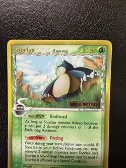 Snorlax Stamped Reverse Holo 10/101 Pokemon TCG Dragon Frontiers LP/MP - Image 5