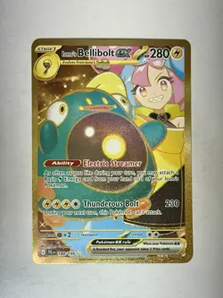 Iono’s Bellibolt Ex Hyper Rare 188/159 Journey Together Pokemon TCG - Image 1