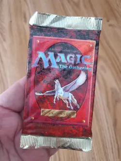 MAGIC THE GATHERING Lot of Three (3) 4TH EDITION Factory Sealed Booster Packs - Image 3