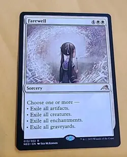 MTG, Farewell #13, Kamigawa Neon Dynasty NEO, English, Rare, SORCERY, NM - Image 1