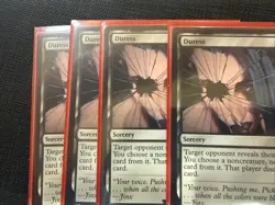 2024 MTG Magic the Gathering Secret Lair Drop Arcane SLD #479 Duress X4 Playset - Image 3