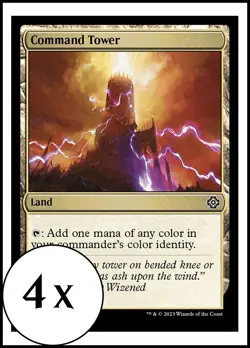 MTG - 4 x Command Tower - Playset of 4 - Lost Caverns of Ixalan - Image 1