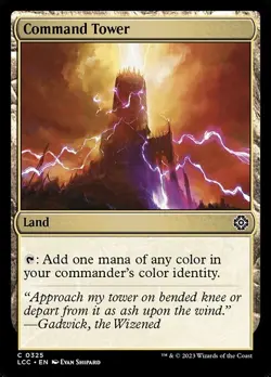 MTG - 4 x Command Tower - Playset of 4 - Lost Caverns of Ixalan - Image 2