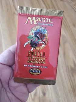 Magic The Gathering PORTAL THREE KINGDOMS Sealed Booster Pack In English (1999) - Image 3