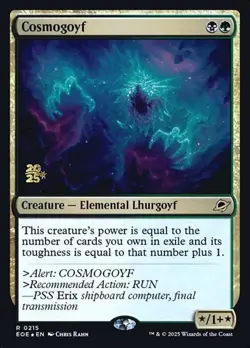 Cosmogoyf - Foil Prerelease Promo EOE NM MTG - Image 1