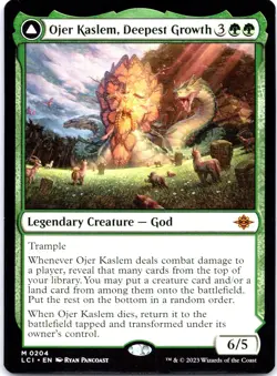 Ojer Kaslem, Deepest Growth / Temple of Cultivation 1x FOIL MTG LCI Mythic MINT - Image 1