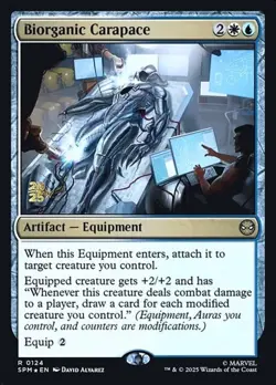 Biorganic Carapace - Foil Prerelease Promo SPM NM MTG - Image 1