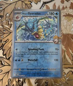Pokemon Card Game Misty's Gyarados 049/182 Reverse Holo SV10: Destined Rivals - Image 1