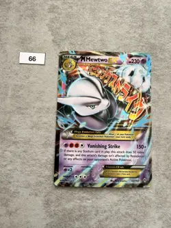 M Mewtwo EX 63/162 Breakthrough Holo 2015 Pokemon - Image 1