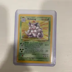 Pokemon TCG Nidoking Base Set Holo Unlimited Rare Excellent Condition - Image 2