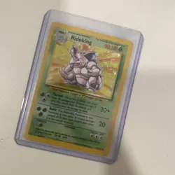 Pokemon TCG Nidoking Base Set Holo Unlimited Rare Excellent Condition - Image 3