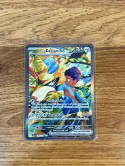 Pokemon TCG Hop's Zacian ex 186/159 Journey Together Special Illustration NM (A) - Image 1