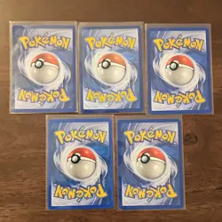 Pokemon TCG Lot Kabuto Tandemaus Omanyte Swinub Jigglypuff 5 Cards English - Image 2
