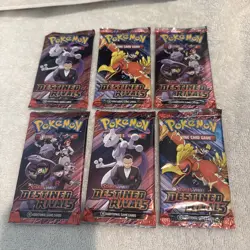(Lot of 6) Pokemon TCG Booster Pack | Destined Rivals | Sealed | English #6 - Image 1