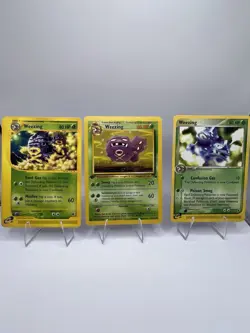 Pokemon TCG | Vintage Weezing Lot | 1st Edition | 45/62 | 70/165 | 24/109 - Image 1