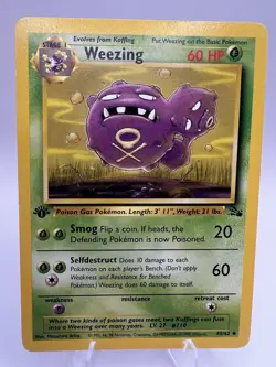 Pokemon TCG | Vintage Weezing Lot | 1st Edition | 45/62 | 70/165 | 24/109 - Image 3