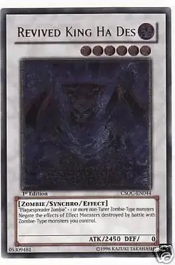 Yugioh! MP Revived King Ha Des - CSOC-EN044 - Ultimate Rare - Unlimited Edition - Image 1