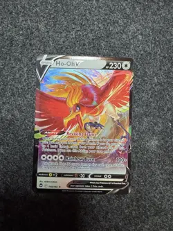 Pokemon TCG- Ho-Oh V Ultra Rare! SWSH12: Silver Tempest 140/195 NM! Clean card! - Image 1