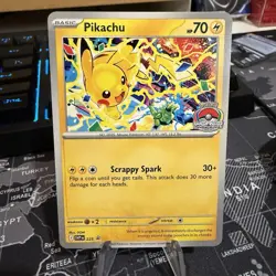 Pikachu Promo 2025 World Championships SVP EN 225 Pokemon Card - Image 1