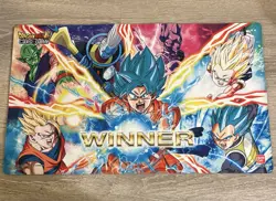 Dragon Ball Super Card Game Winner 2017 Play Mat Goku Piccolo Vegeta Gohan - Image 1