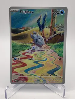 Frigibax 208/193 Illustration Rare Full Art Holo Paldea Evolved Pokemon Card NM - Image 3