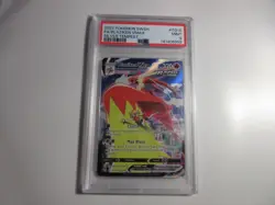 PSA 9 Blaziken Vmax TG15 Silver Tempest Pokemon Card - Image 1